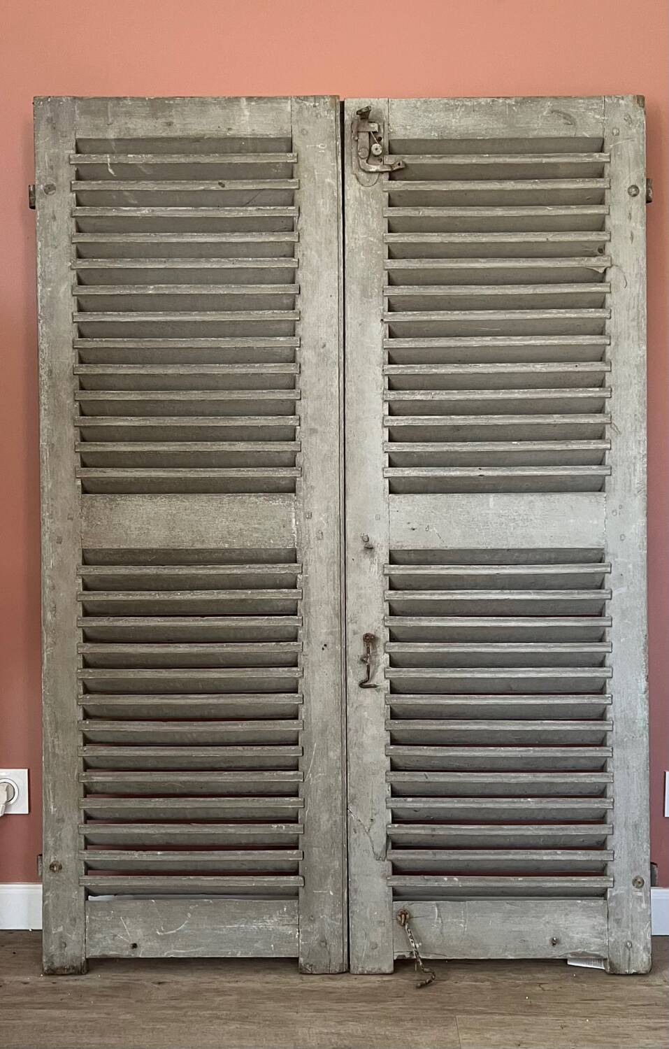Pair of antique shutters