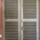 Pair of old shuttered windows