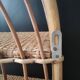 Shelf arch vintage rattan light honey 3 levels