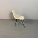 Augusto Bozzi ‘Aster’ Side Chair for Saporiti, Italy, 1950s – Cream Vinyl
