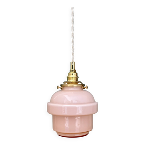 Suspension globe vintage - rose
