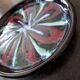 Vintage glazed terracotta deep dish