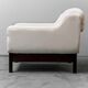 Coppia di poltrone cotone bianco saporiti anni ’70 vintage modernariato