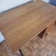 Vintage desk in metal and wood, 50s-60s