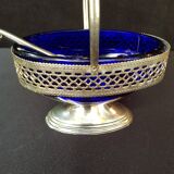 Sugar bowl or blue gravy boat dish