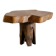 Vintage Small French Free Form Sculptural Side Wooden Sofa Table, 1960s