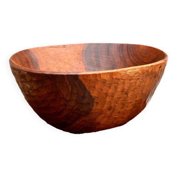 Wooden artisanal bowl