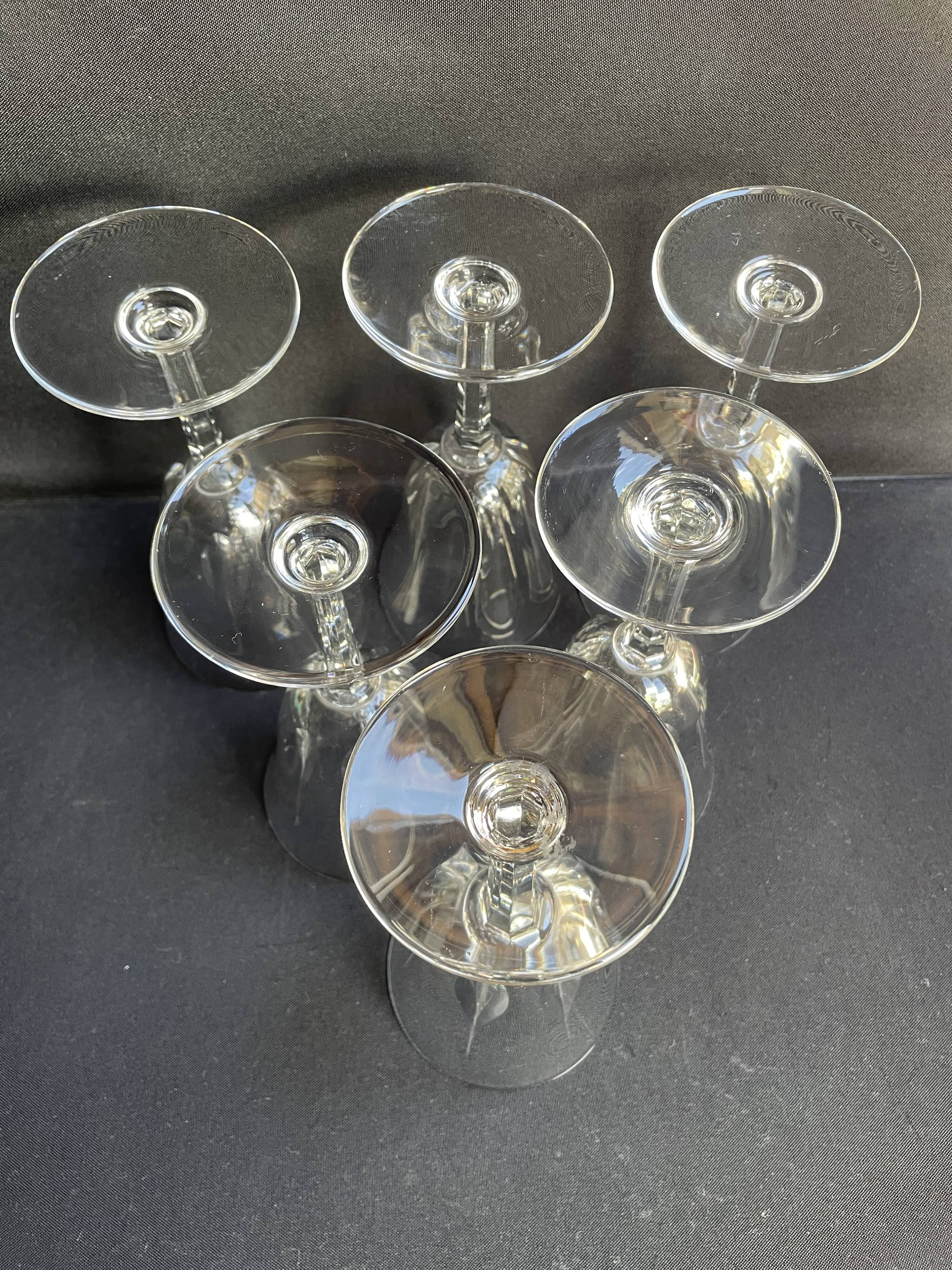 6 Saint Louis water glasses Cerdagne service