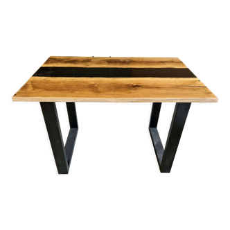 Epoxy resin dining table