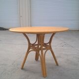 Bamboo and wood table