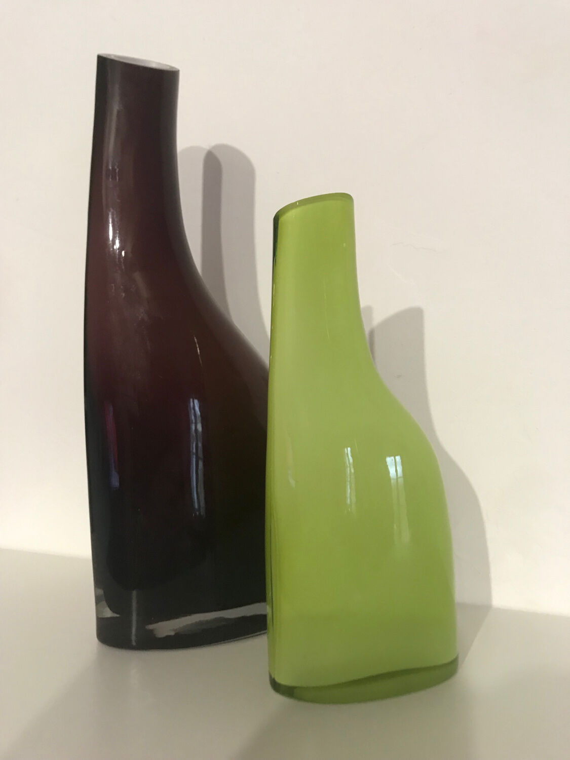 Ikea vintage design set of two Okkso vases