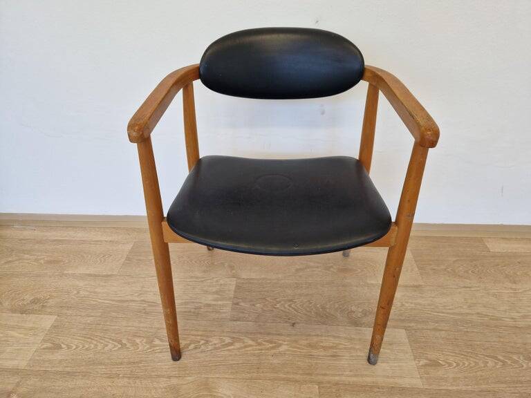 Midcentury Chair TON designed by Antonin Suman, Scandinavian Style, 1960s