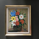 Naïve bouquet painting