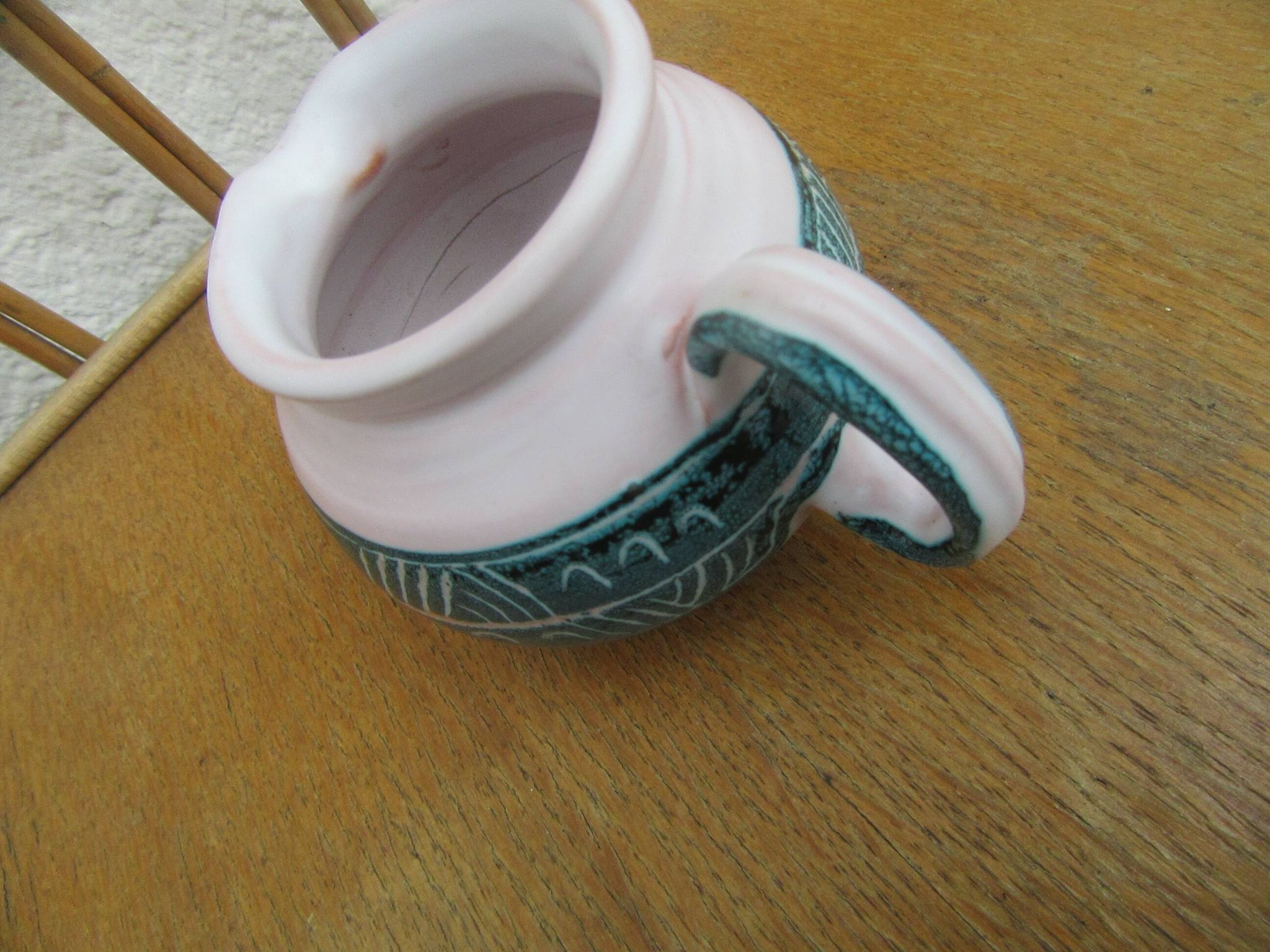 Ceramic set montgolfier yvan roy workshop - egg cup - pot - cup