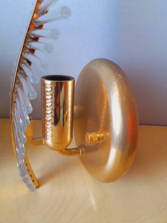 Pair of Leaf Wall Sconces in Murano Glass, Gaetano Sciolari for Venini