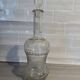 Antique glass bottle with stopper – vintage glassware