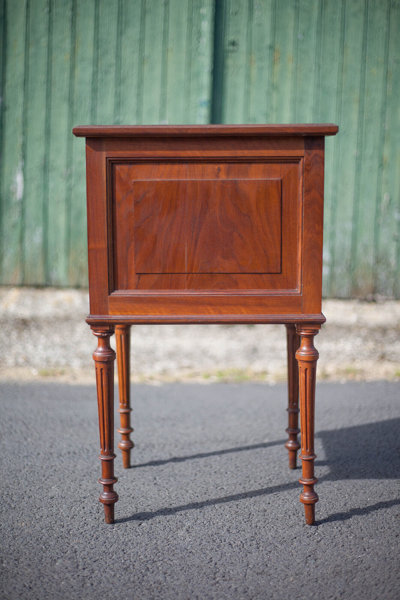 Vintage wood bedside table
