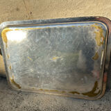 Antique silver serving dish