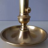 Duo of brass candlesticks
