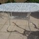 Table de jardin en fonte d'aluminium