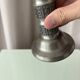 Vintage Norwegian Pewter Candlestick by Haugrud, Model 437