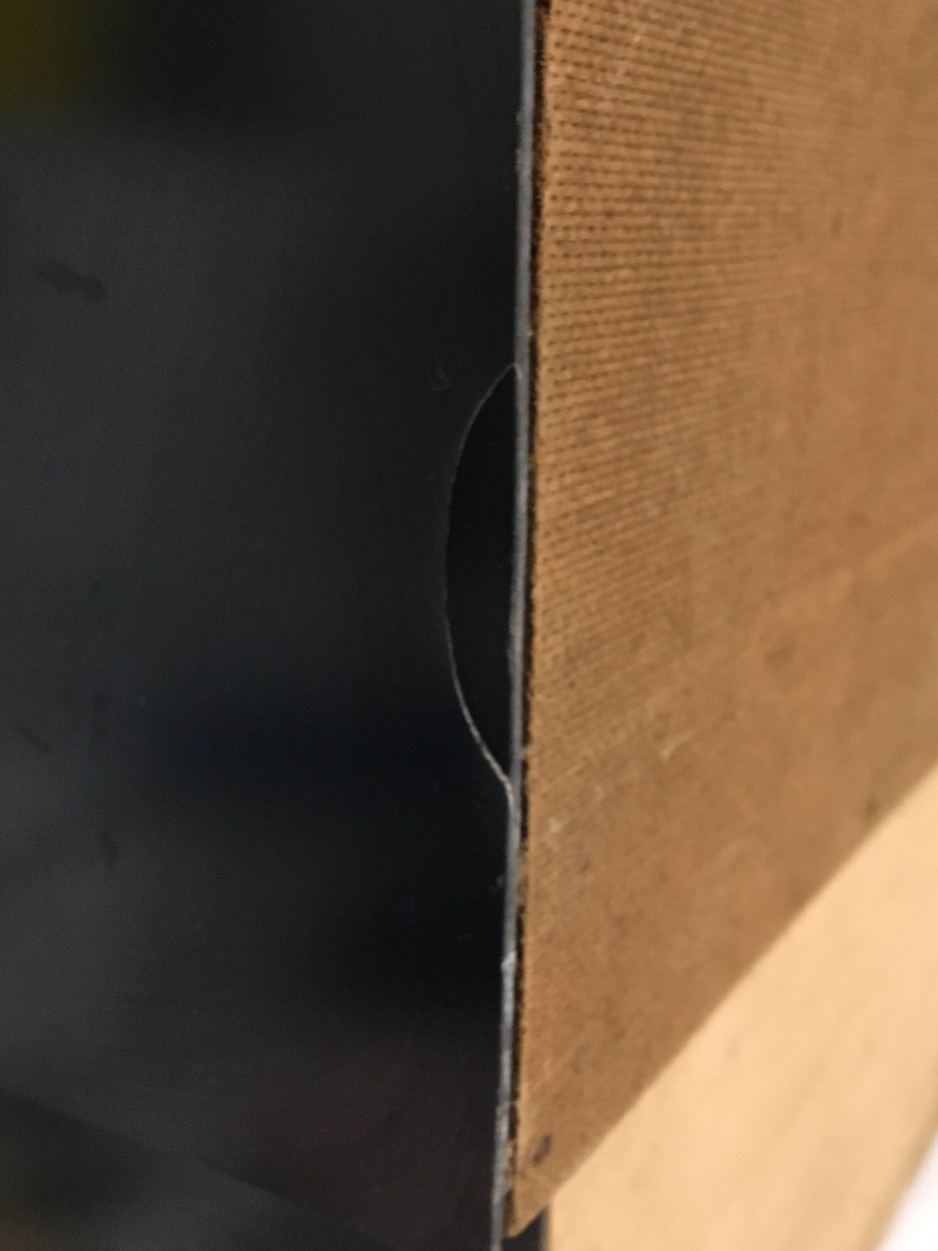 Chiffonnier formica noir