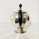 Art Deco teapot CHRISTOFLE early 20th century in silver-plated metal with hallmark