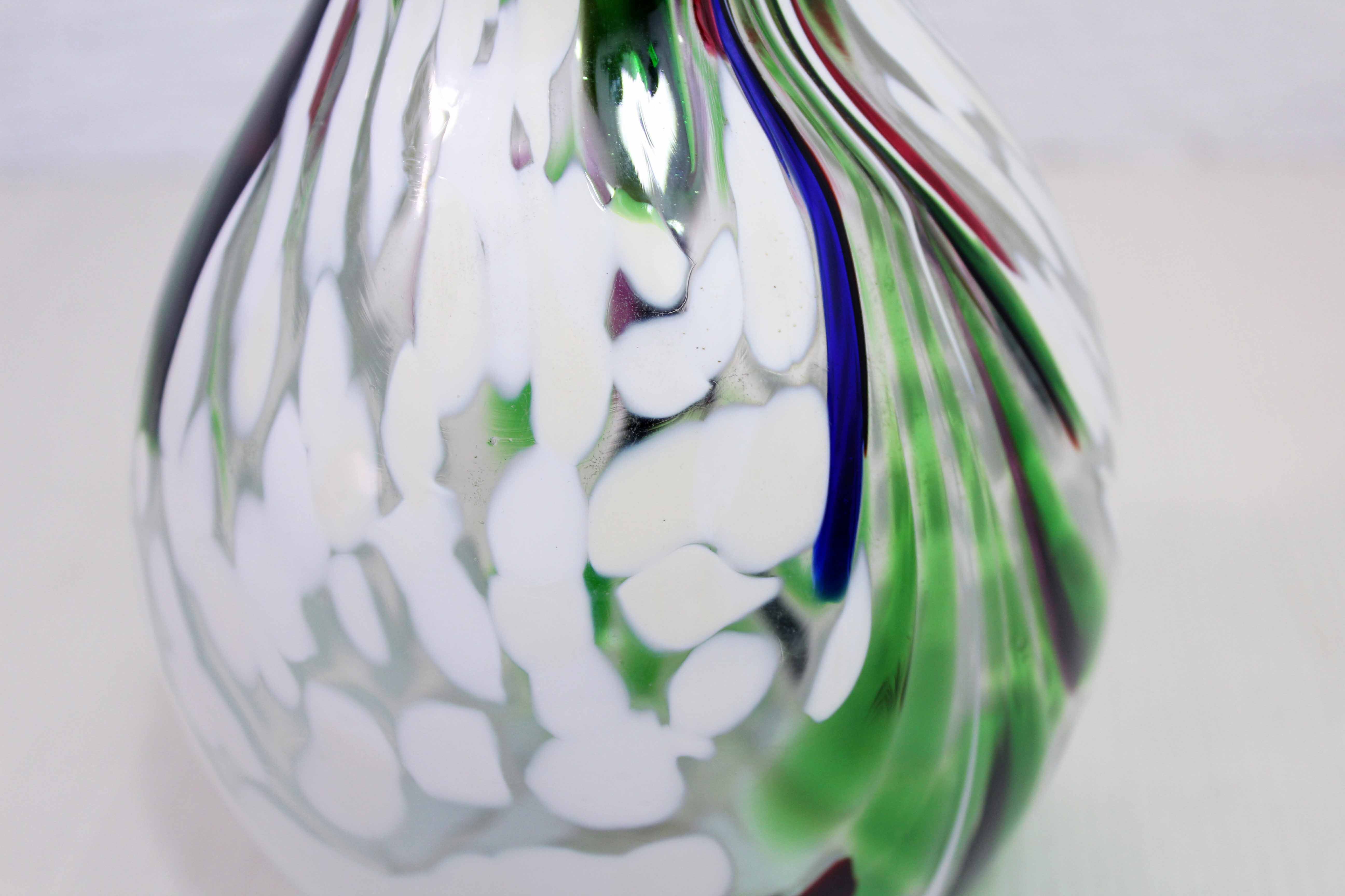 Vintage blown glass vase