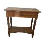 Old console in turned pine feet