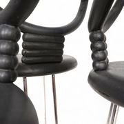 Fasem Italia 3-piece set of postmodern bar stools by Nobu Tanigawa, 1990