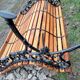 Old garden bench with vintage cast iron legs xxeme
