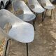 Four chairs 1953 Tonneau model design by Pierre Guariche Co.