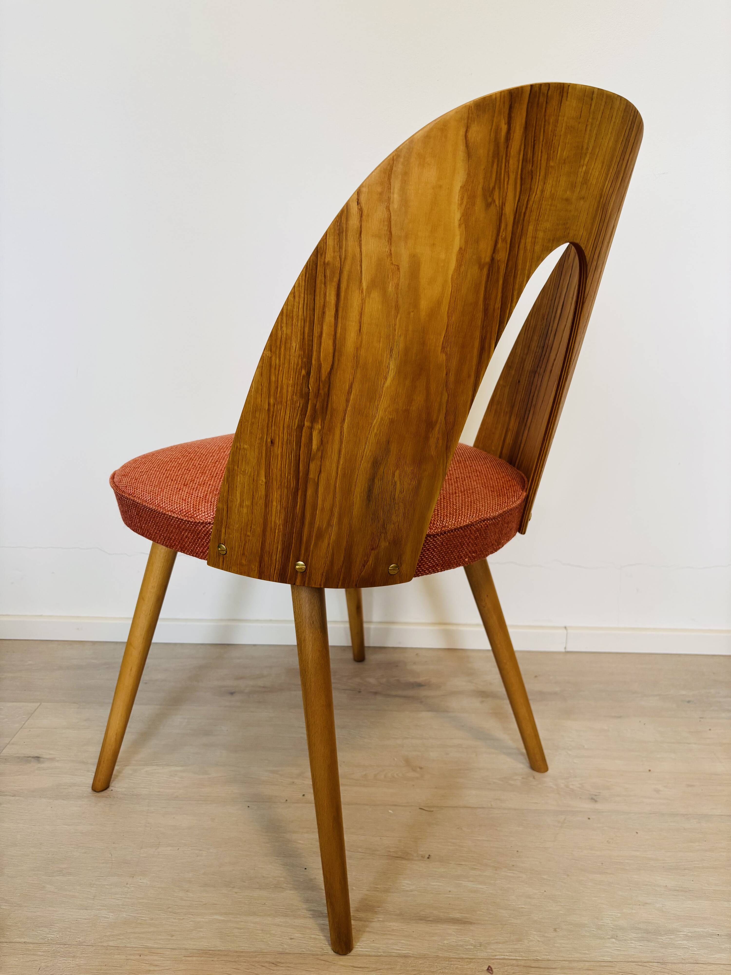 Fully Restored Vintage Dining Chair by Antonin Suman for Ton