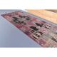 Vintage Pink Turkish Hand-Knotted Runner 75x342