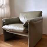 Fauteuil en cuir "Bora Bora" par Axel Enthoven pour Leolux