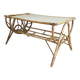 Vintage wicker rattan coffee table from the 1960s/70s (delivery possible)