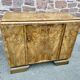 Enfilade art deco mid-century vintage 1950 ronce de noyer
