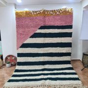 Tapis berbère naturel fait main 2.5x1.5 m