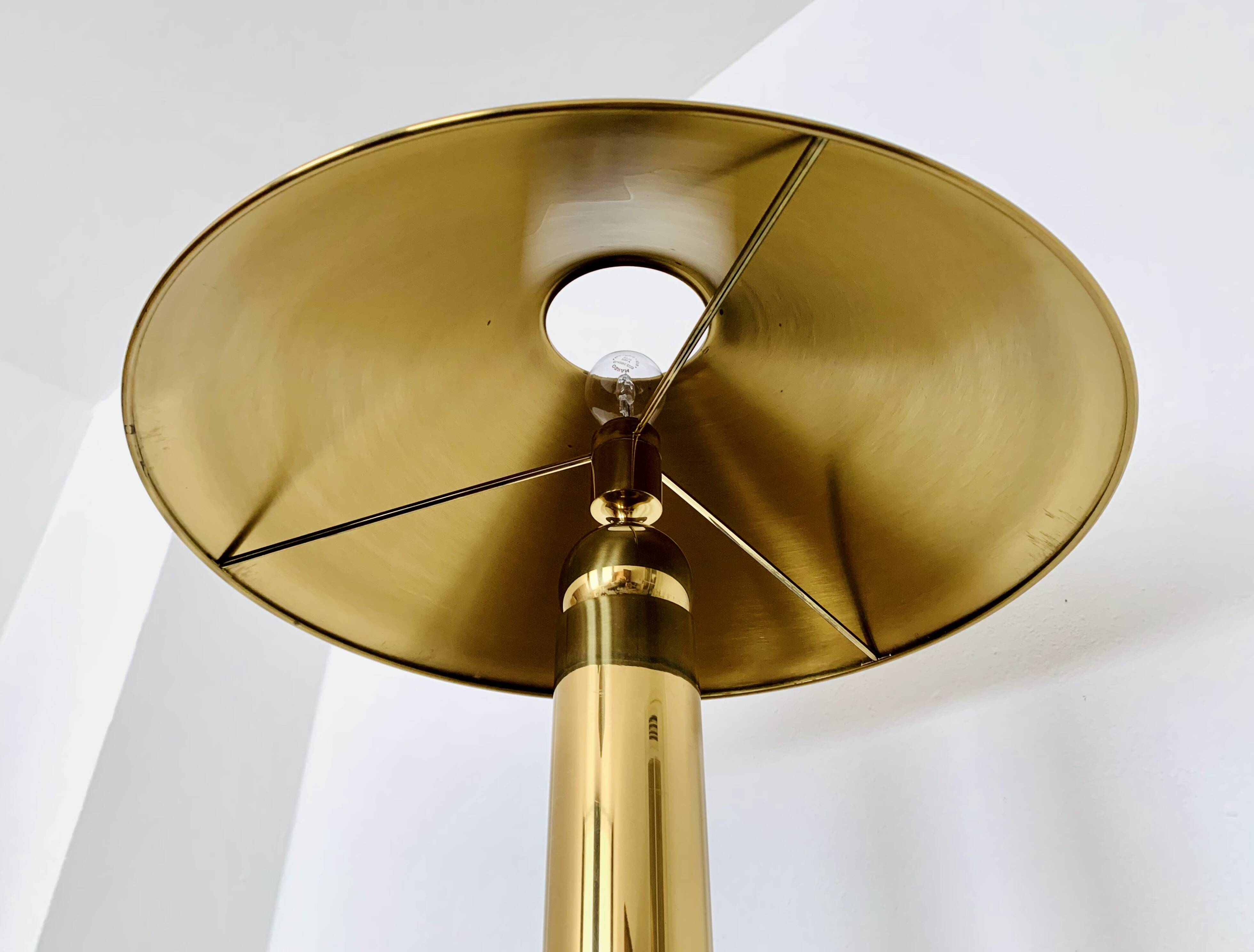 Brass Floor Lamp by Florian Schulz