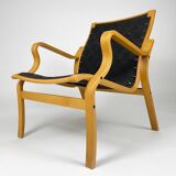 2“Albert” Louge Chairs & 1 Ottoman by Finn Østergaard for Skippers Møbler,