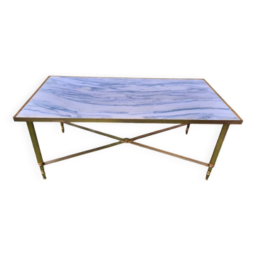 Carrara marble coffee table