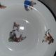 2 bowls of porridge child porcelain of Limoges art deco period