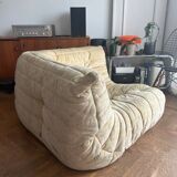 Canapé d’angle Togo ligne Roset en tissu velours beige