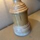 Small old turned wood lamp