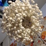 Lampadaire cocoon blanc en soie par ango