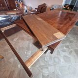 Art deco table with 2 extensions