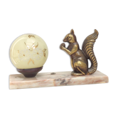Art Deco Squirrel Night Light