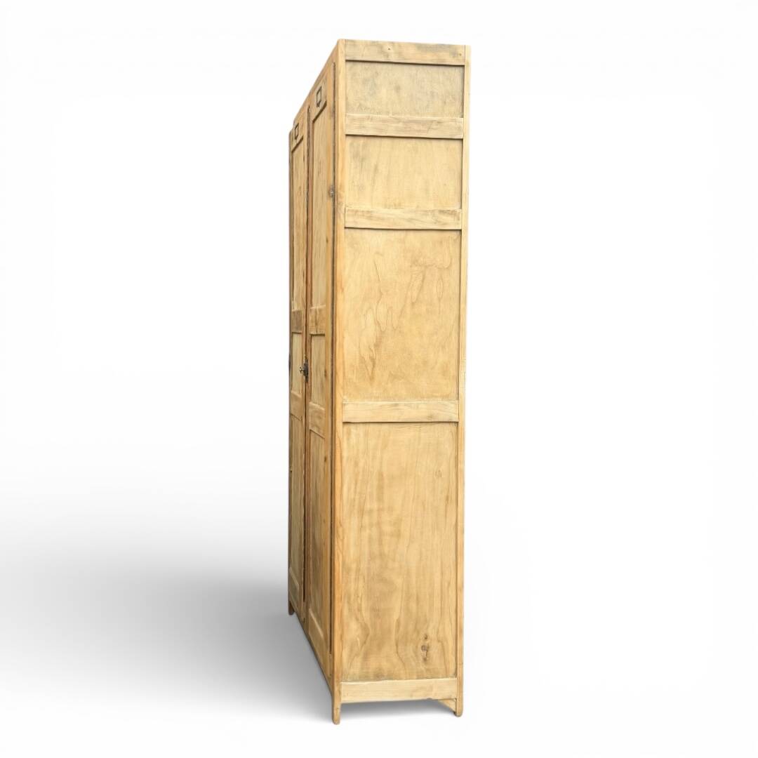 Vintage wooden wardrobe from 1940.