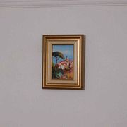 Original French oil on canvas – “Saint‑Paul‑de‑Vence” by Guinet C – vintage & framed – 28 × 23 cm
