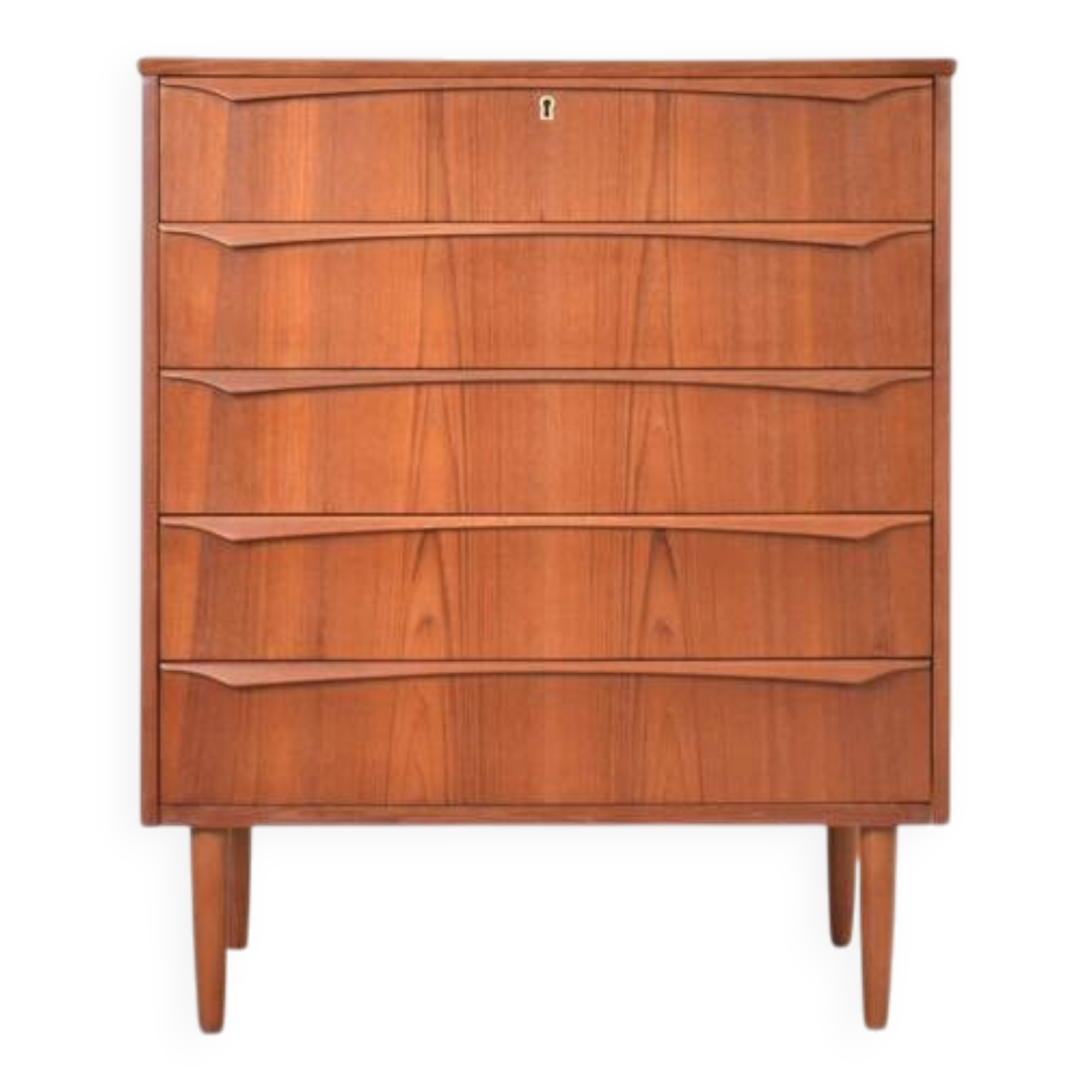 Mid-Century Danish Teak Chest of Drawers, 1960s.